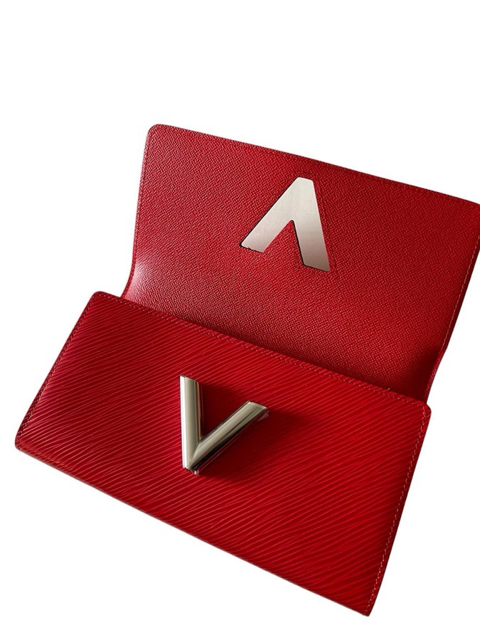 Louis Vuitton Twist Wallet EPI Red Leather