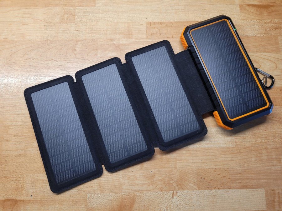 Blavor Solar Panel Power Bank 20000mAh