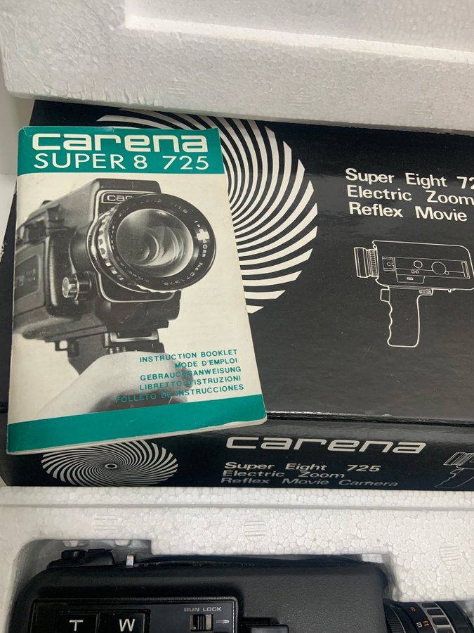 #13# Carena Super Eight 725 Electric Zoom Reflex Movie Camera