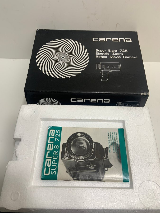 #13# Carena Super Eight 725 Electric Zoom Reflex Movie Camera