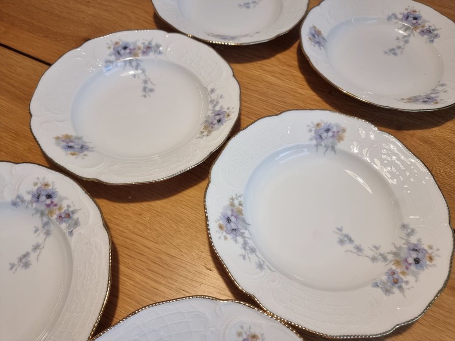 Rosenthal sanssouci desserttallrikar 6 st