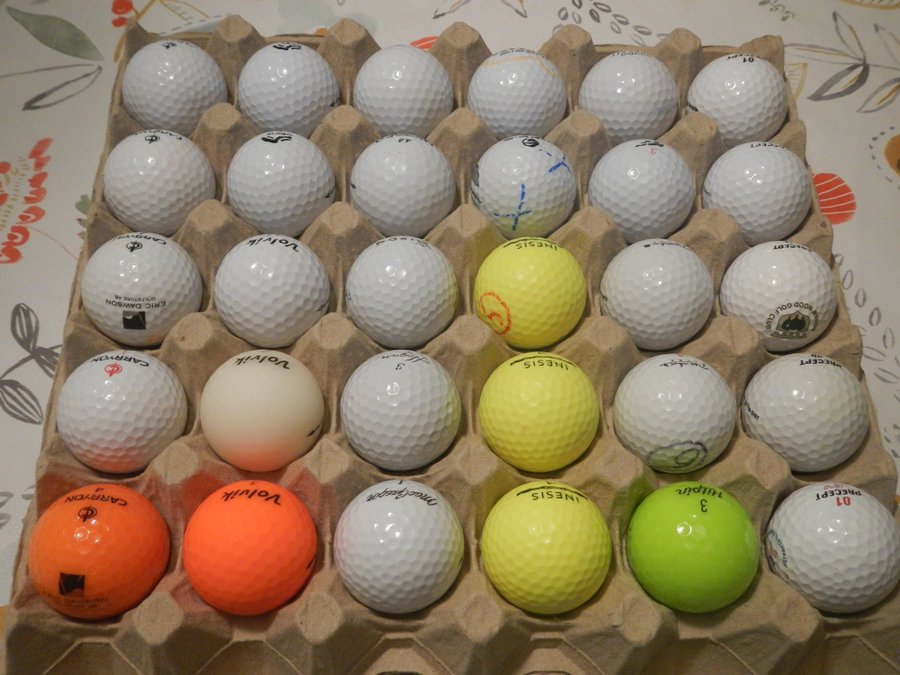 30 st golfbollar- olika märken och modeller- " 238"