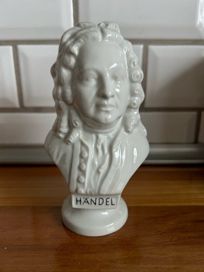 2 komponist buster Rossini og Hændel Tysk porcelæn