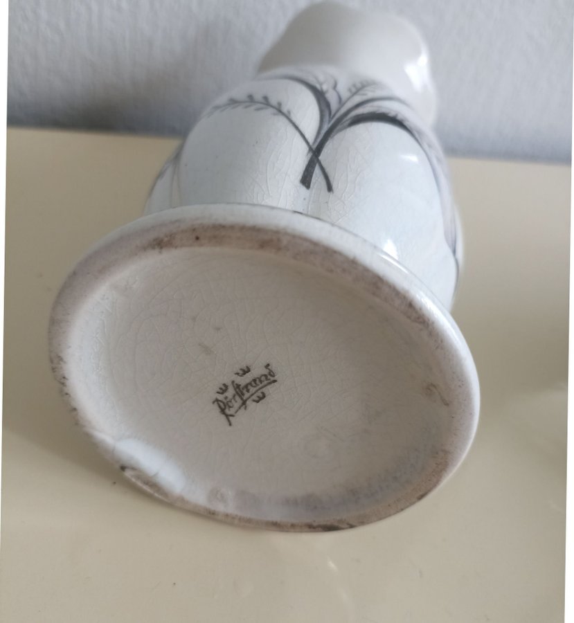Rörstrand keramikvas Jugend tidigt 1900 tal