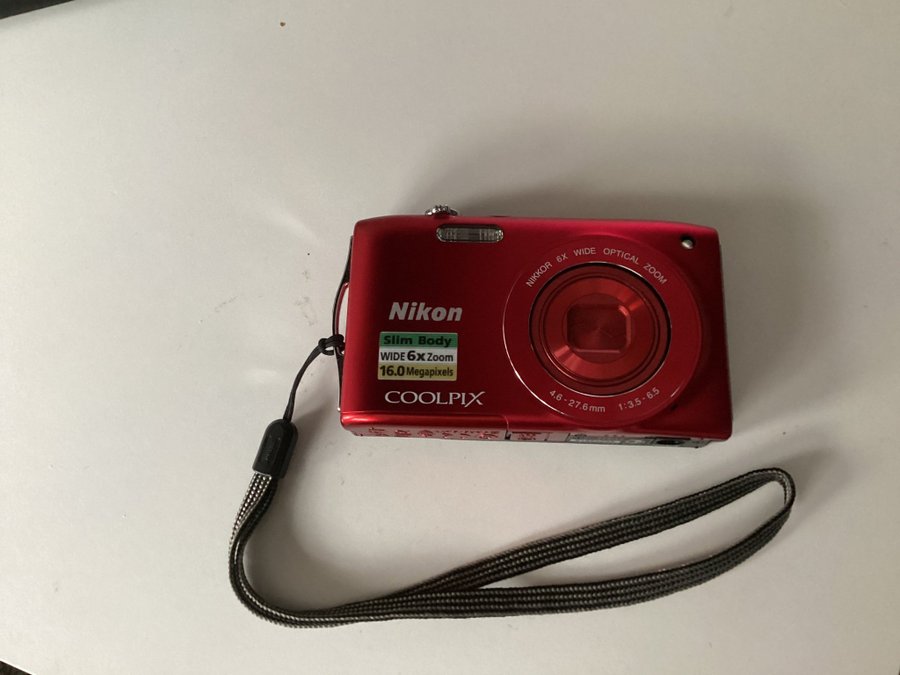 Nikon coolpix digitalkamera 160 megapixels