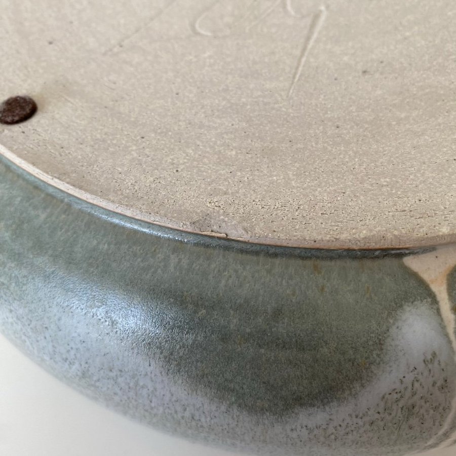Aage Würtz keramik stor skål i stengods Danmark