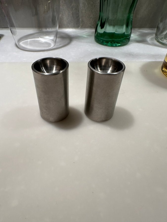 Arne Jacobsen Salt  Pepper Set CYLINDA-LINE / Gott skick