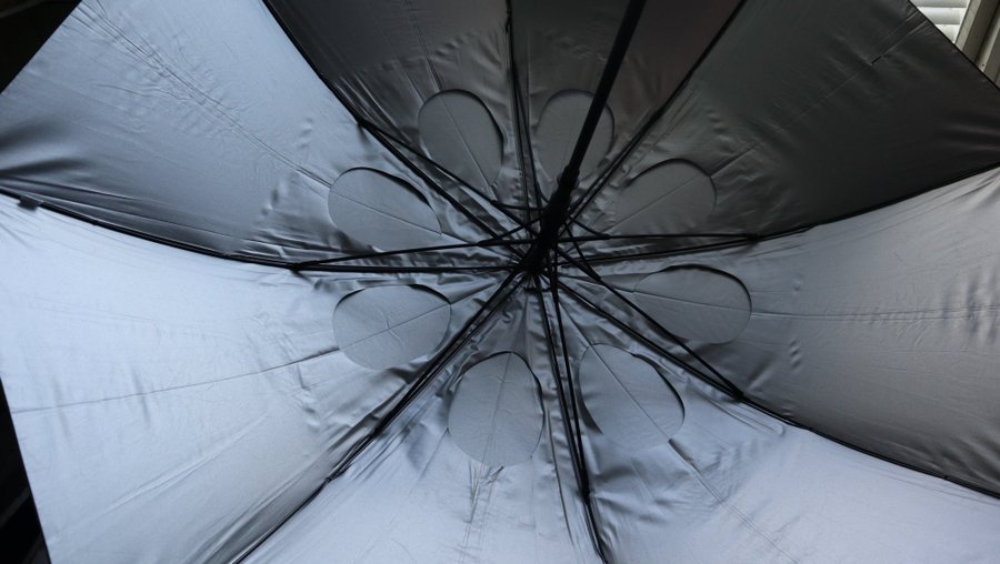 Crivit Svart Golf paraply med fodral Golfparaply stormsäker Ny