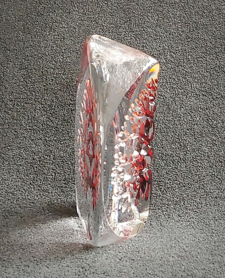 NY! Exklusiv glasskulptur YGGDRASIL Mats Jonasson - Målerås nypris 1500 kr!