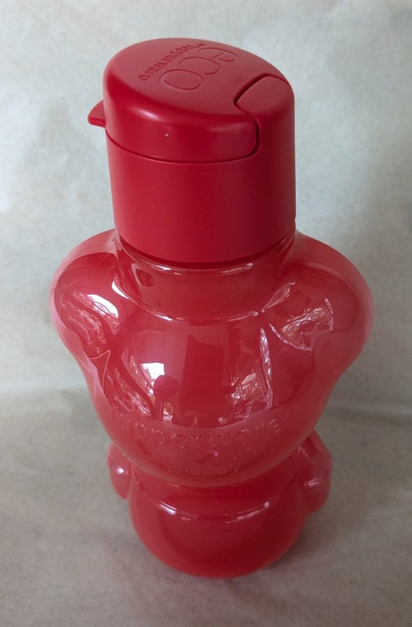 Tupperware Disney Musse Pigg Eco+ flaska 425dl röd Ny