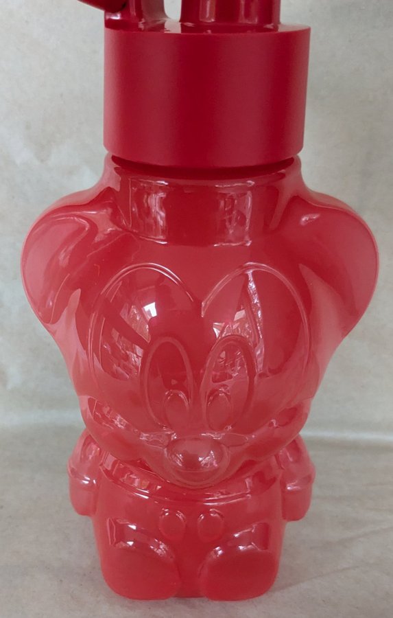 Tupperware Disney Musse Pigg Eco+ flaska 425dl röd Ny