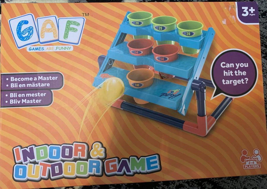 Kul spel för inomhus och utomhus