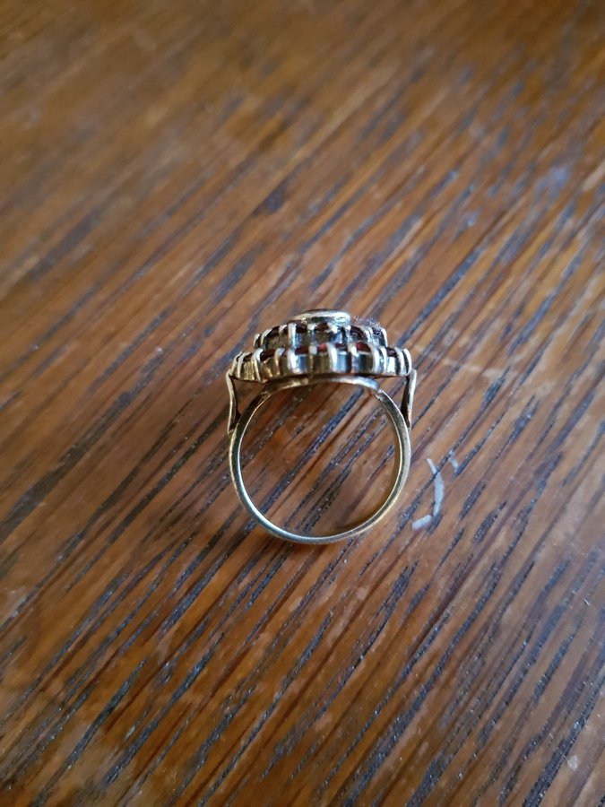 HEngelbert Äkta vintage Granat ring 165 /ring/granat/engelbert/vintage