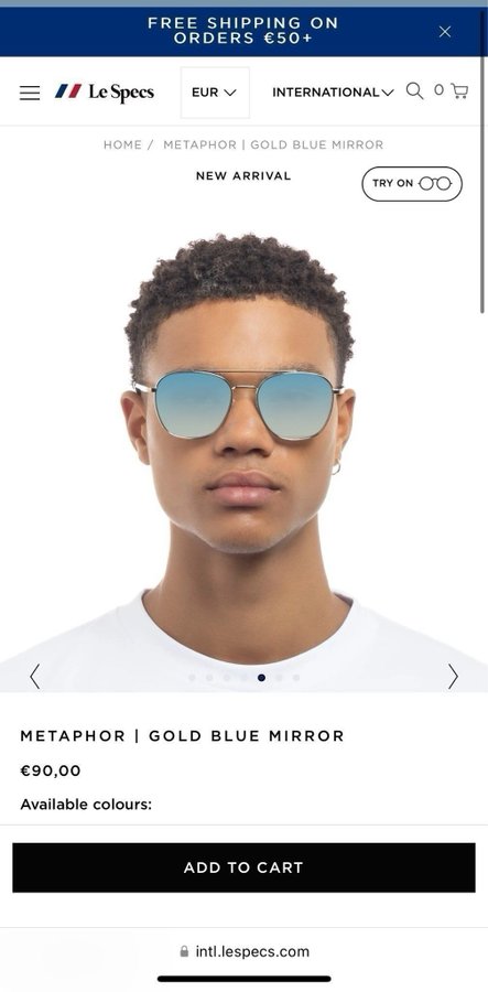 Le specs metahpore ”pilotglasögon” solglasögon lespecs