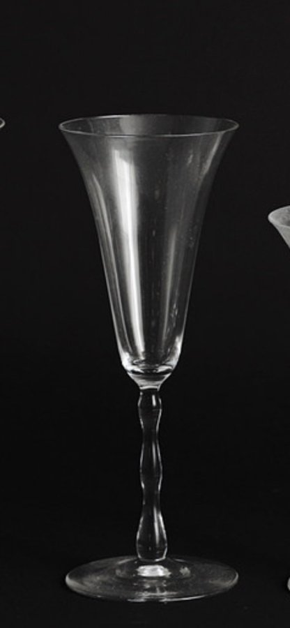 Simon Gate ”Stork” Art Deco 1920 talet 6 champagneglas 175 cm Perfekt