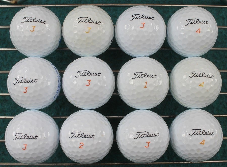 TITLEIST VELOCITY - 1 dussin förstasortering - 6 kr/st - Bra samfrakt!