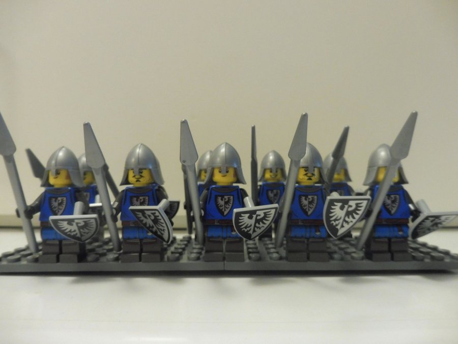 Lego black falcon knights 10 stycken