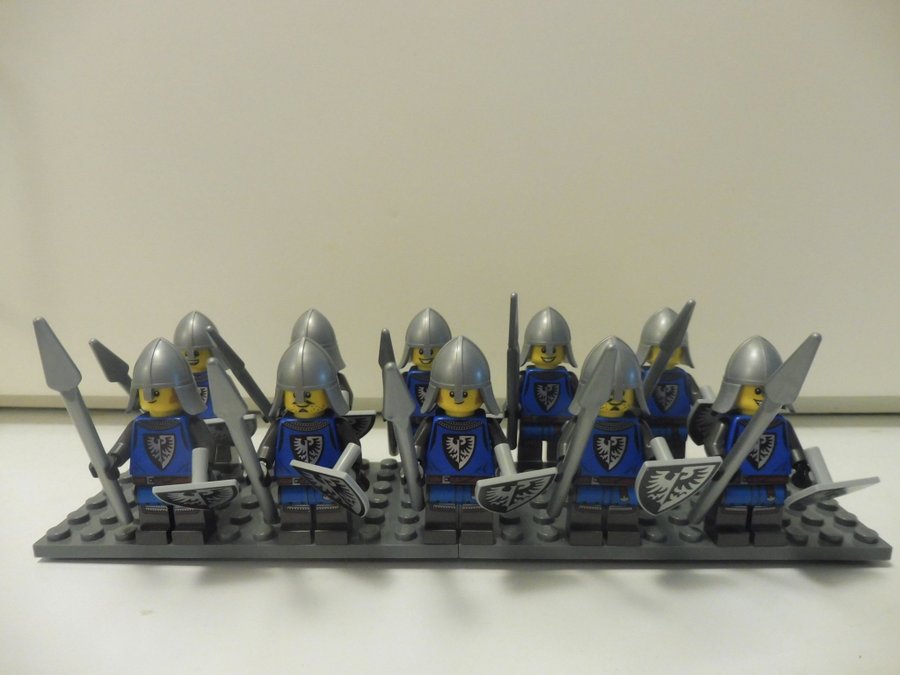 Lego black falcon knights 10 stycken