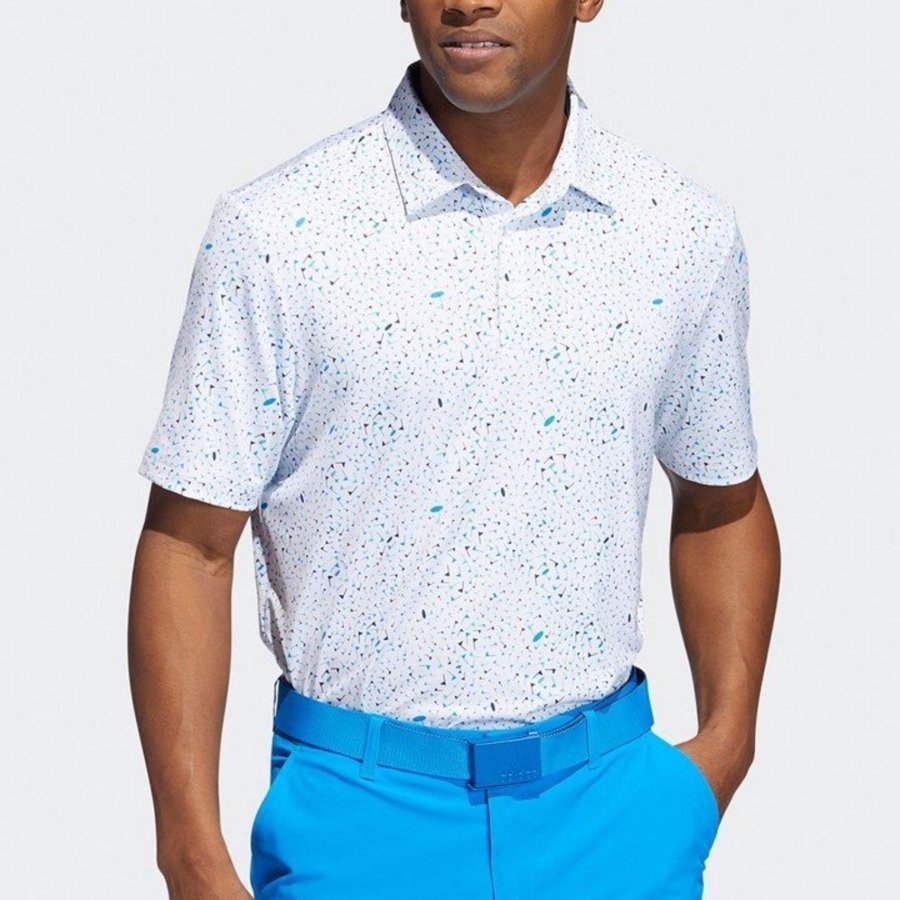 Adidas Golf Shirt / golftröja - Primeblue Flag Polo strl L