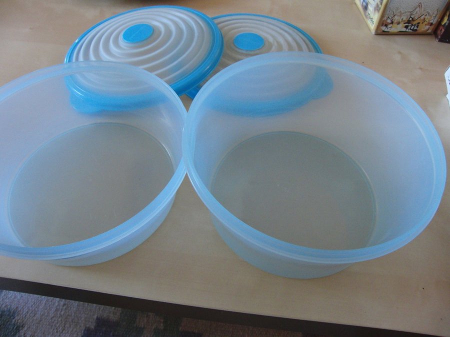 TUPPERWARE! 2ST BURKAR MED MJUKT LOCK! 14L+19L!