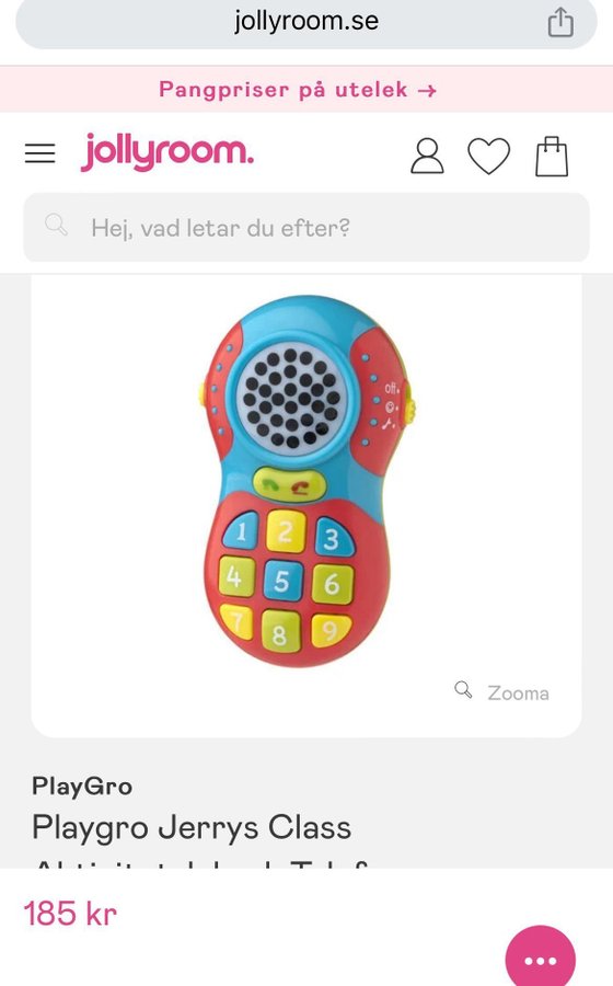 Playgro Jerrys Class Leksakstelefon