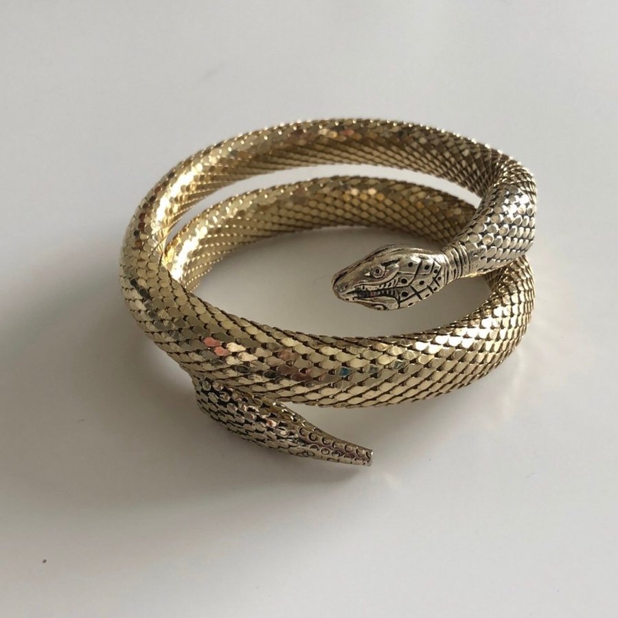 Vintage Whiting  Davis Co Guldpläterad Armband/Armring