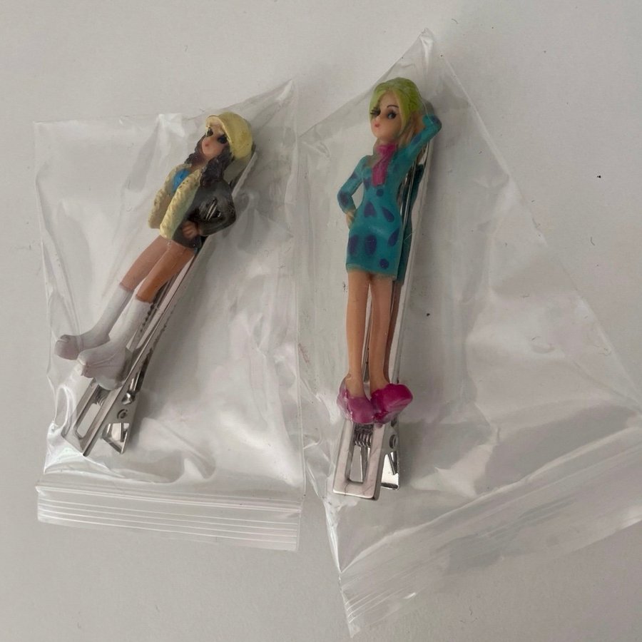 2pcs aesthetic Y2K doll hair clips