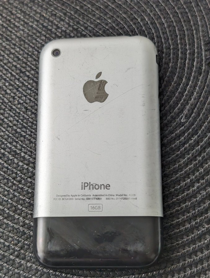 Apple iPhone 1:a generationen 2G A1203 16GB i MYCKET SÄLLSYNT APPLE iPhone