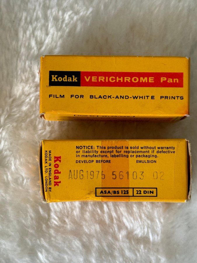 Kodak Verichrome Pan Film