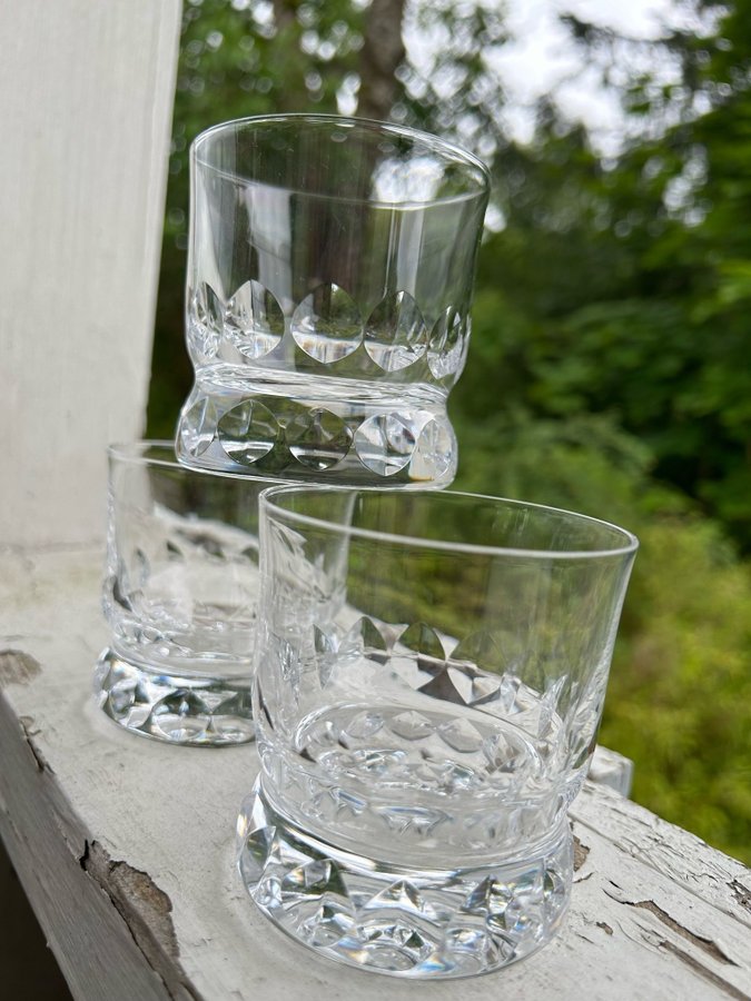 Tumbler- Whisky glas- Kosta Boda - Göran Wärff- design- kristall glas