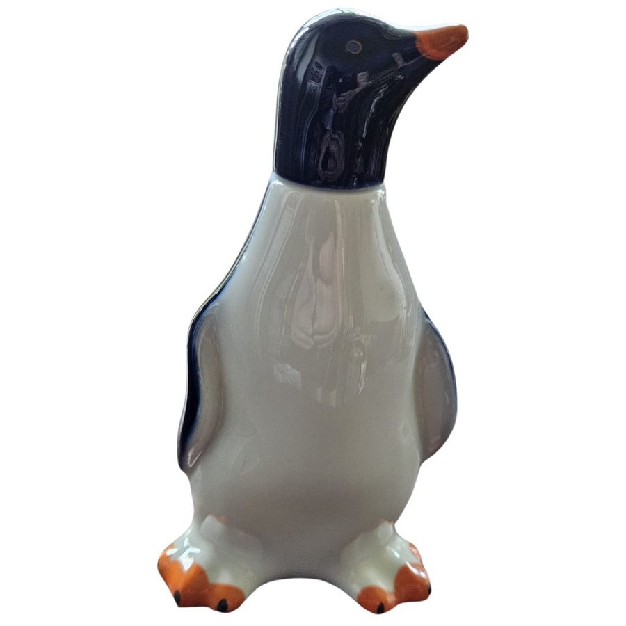 Karaff porslin pingvin Sovjetunionen USSR Lomonosov