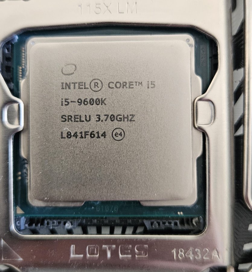Intel I5 9600K - Asus Prime Z390 M-Plus - GeForce Gigabyte 1660ti OC 6gb-CX750M