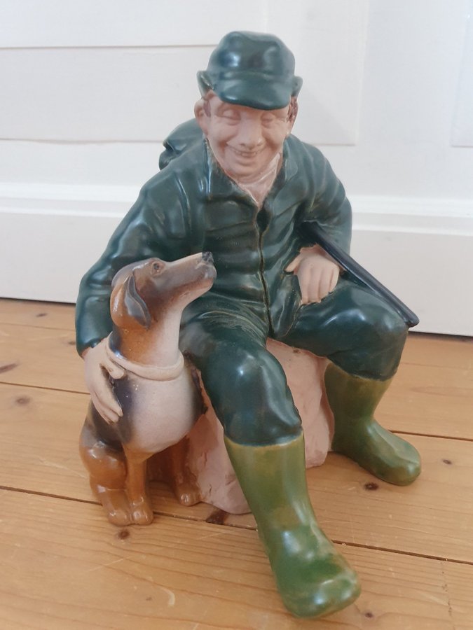 Jie Figurin "Jägare med Hund" Design Ewa Jarenskog