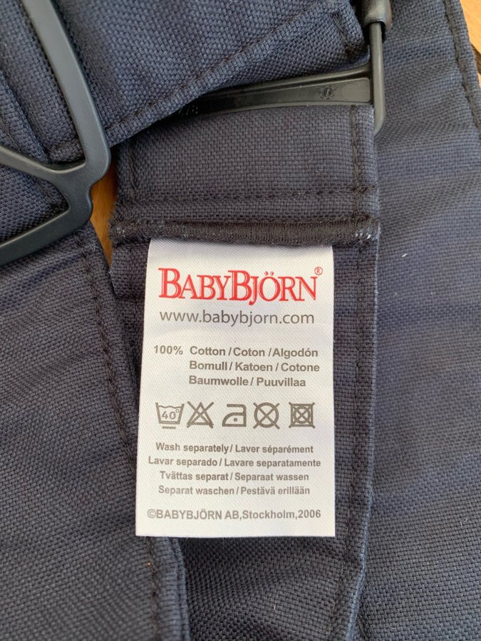 BabyBjörn Baby Carrier Original Svart