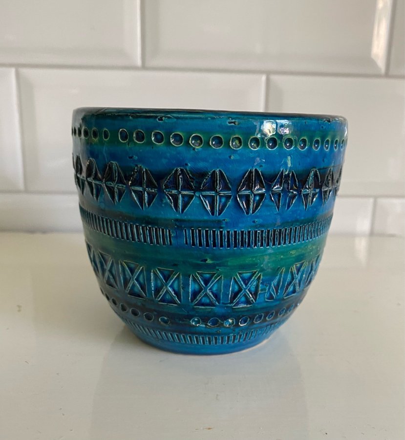 Bitossi Aldo Londi Rimini blu Ytterfoder Keramik