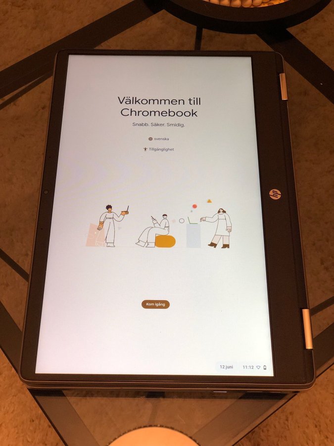 HP Chromebook X360 (14a-ca0010no) Pekskärm