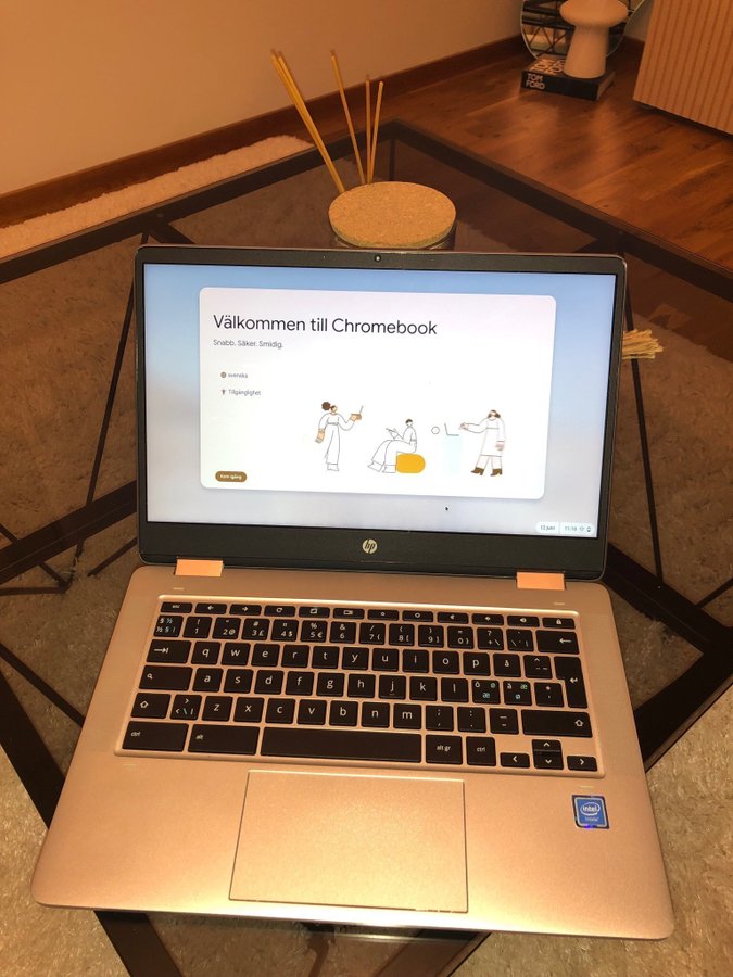 HP Chromebook X360 (14a-ca0010no) Pekskärm