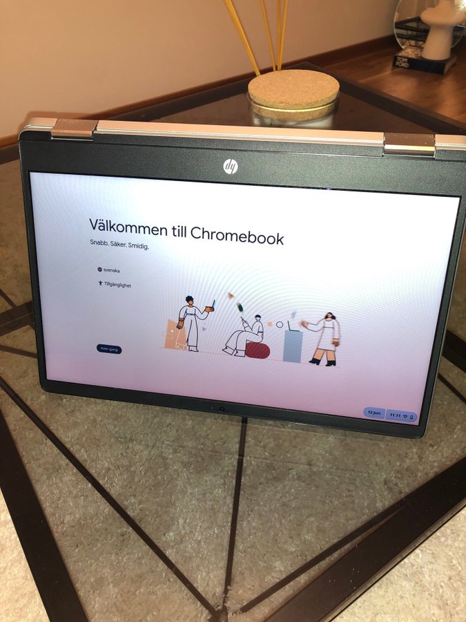 HP Chromebook X360 (14a-ca0010no) Pekskärm