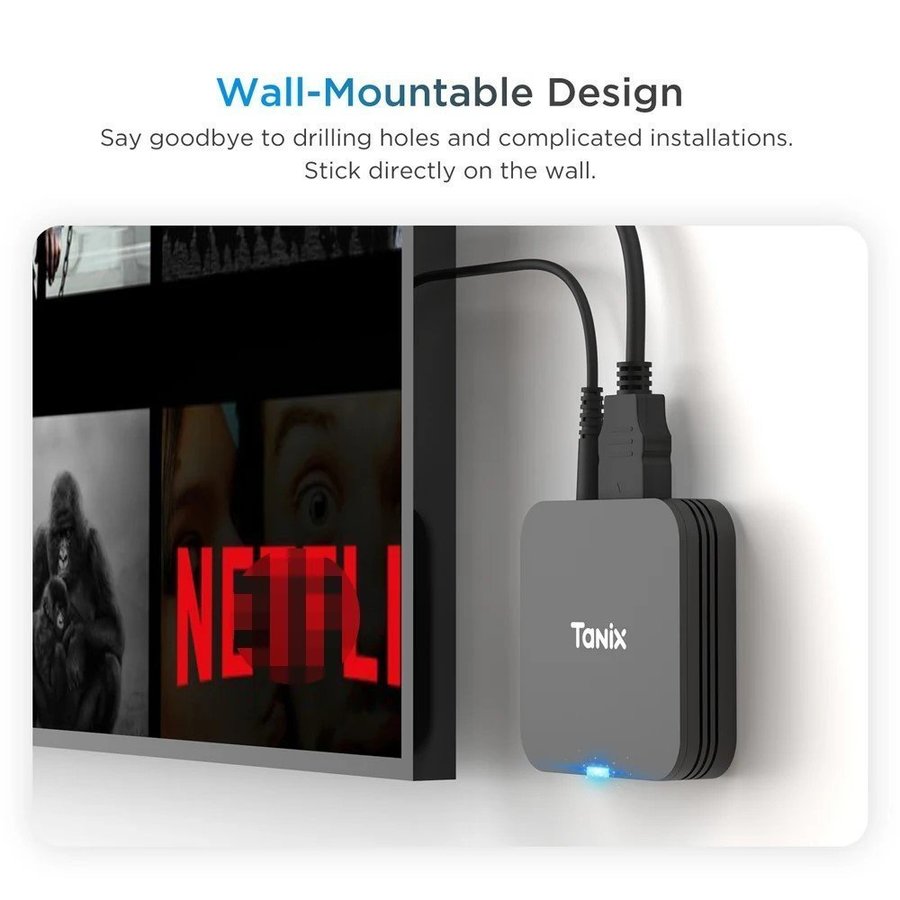 TANIX TX1 Mini TV Box 2GB RAM 16GB ROM Voice Gyro