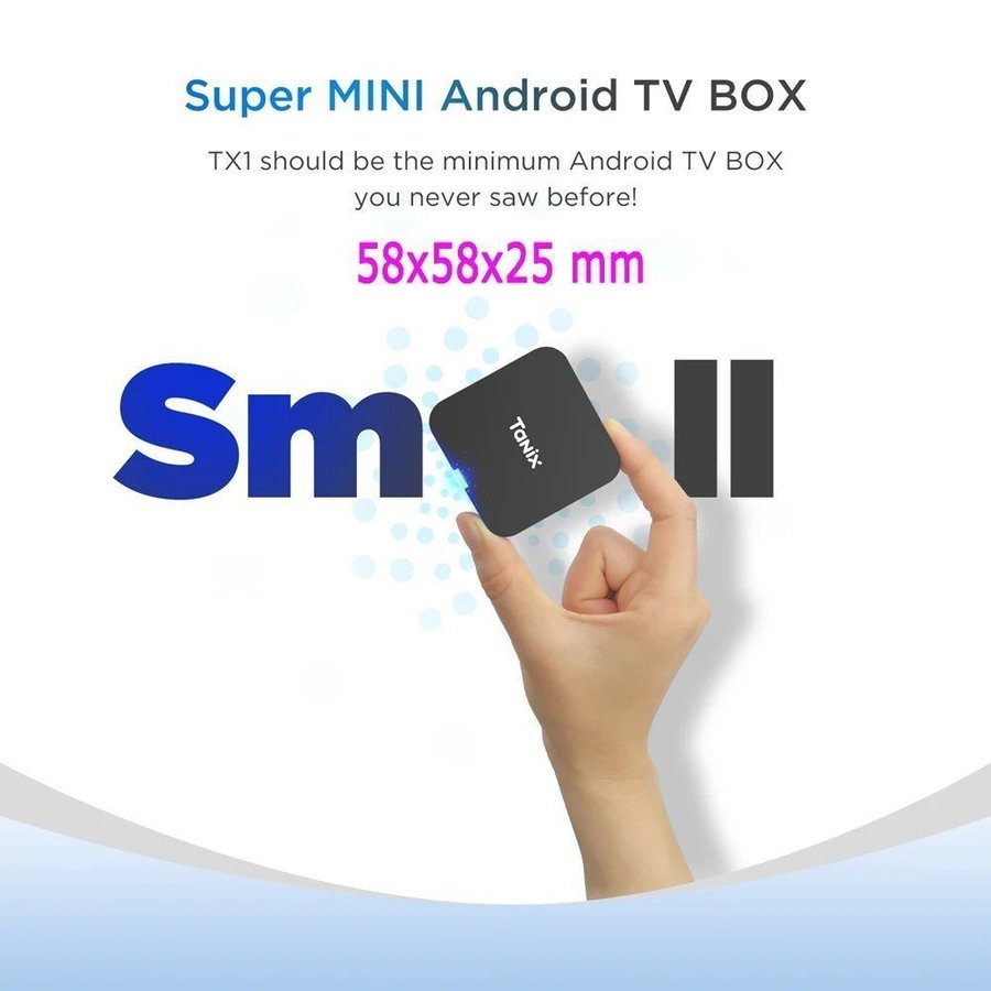 TANIX TX1 Mini TV Box 2GB RAM 16GB ROM Voice Gyro