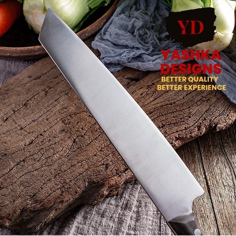 Chef Knife Japanese Kiritsuke 85 Inch Stainless Steel Blade Sashimi Kitchen