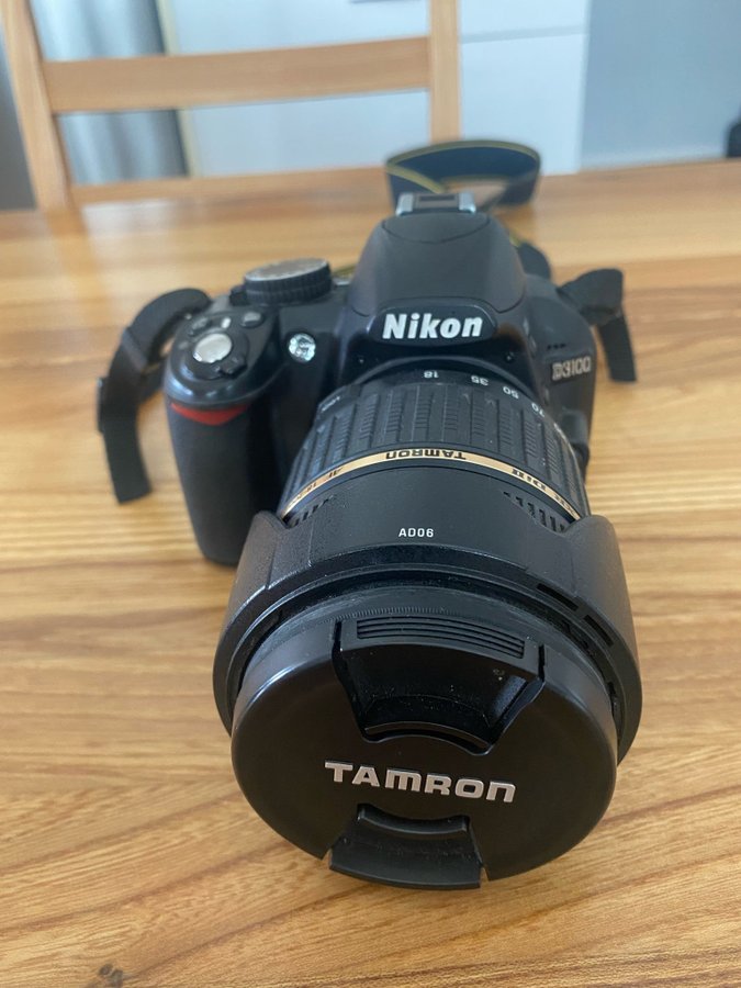 Nikon D3100 med Tamron objektiv