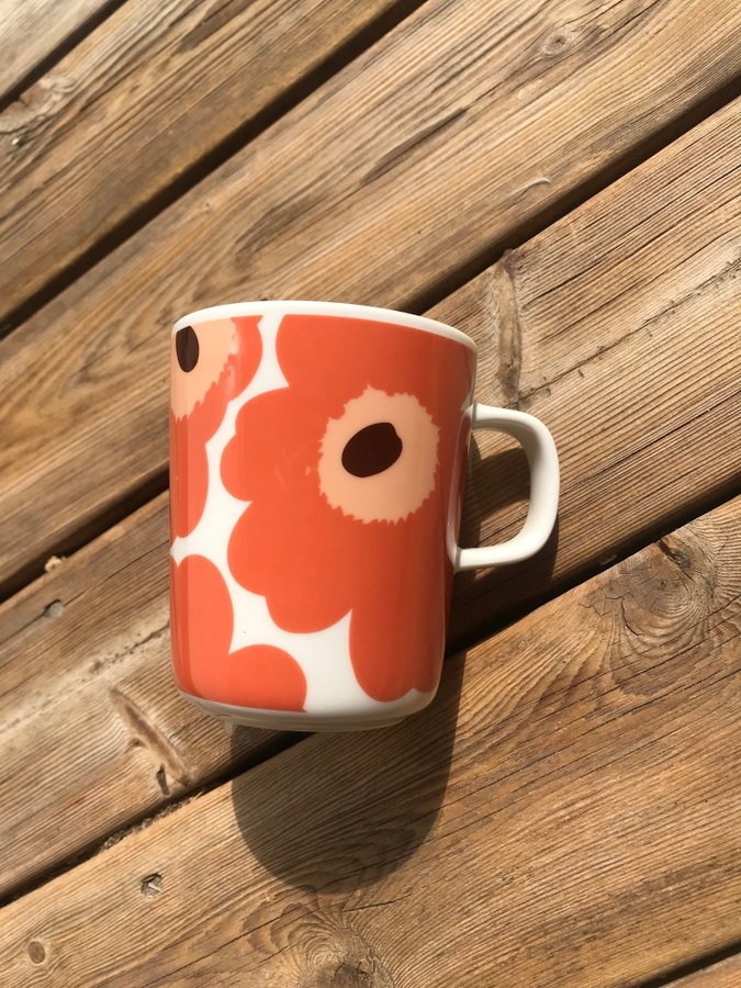 Orange Marimekko Unikko Kopp