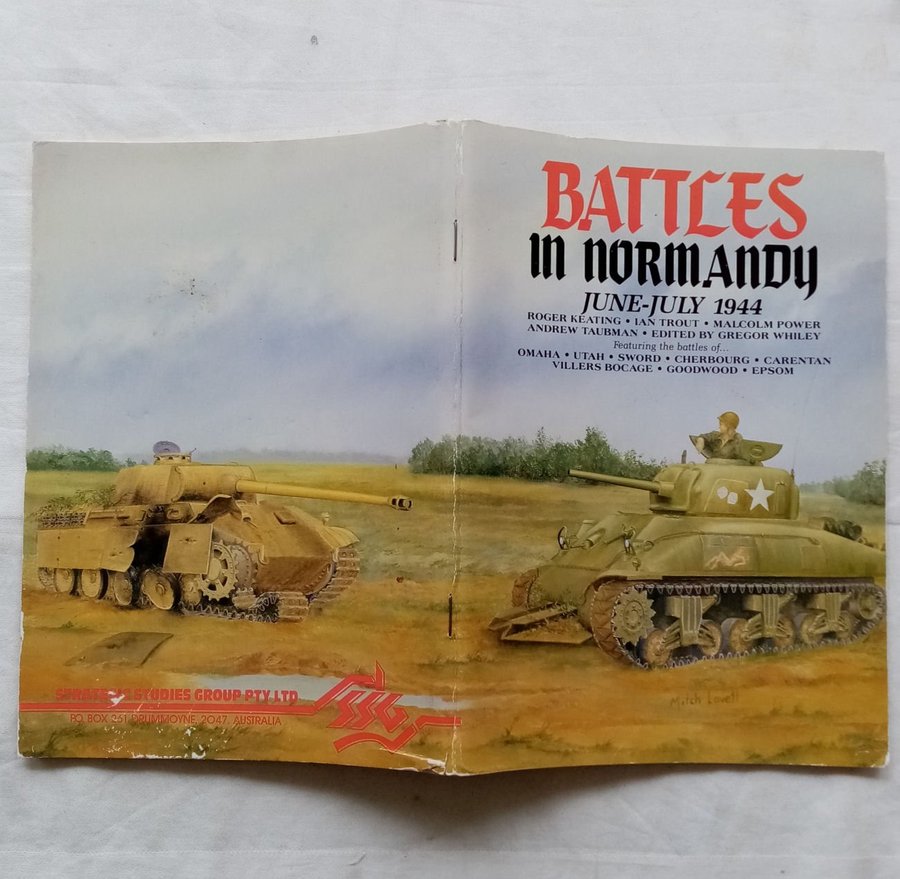 Battles in Normandy - June - July 1944 (SSG) - Manual - Commodore 64 / C64