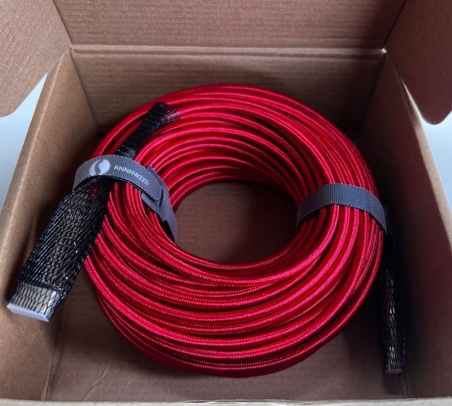 NY 50 Meter 8K HDMI Fiber Optisk kabel 8K 60Hz Fiber HDMI 21 4K 120Hz 48Gbps