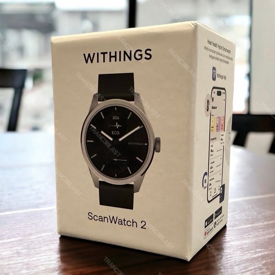 NY Withings Scanwatch 2 Smartklocka med klassisk urtavla 42 mm senaste