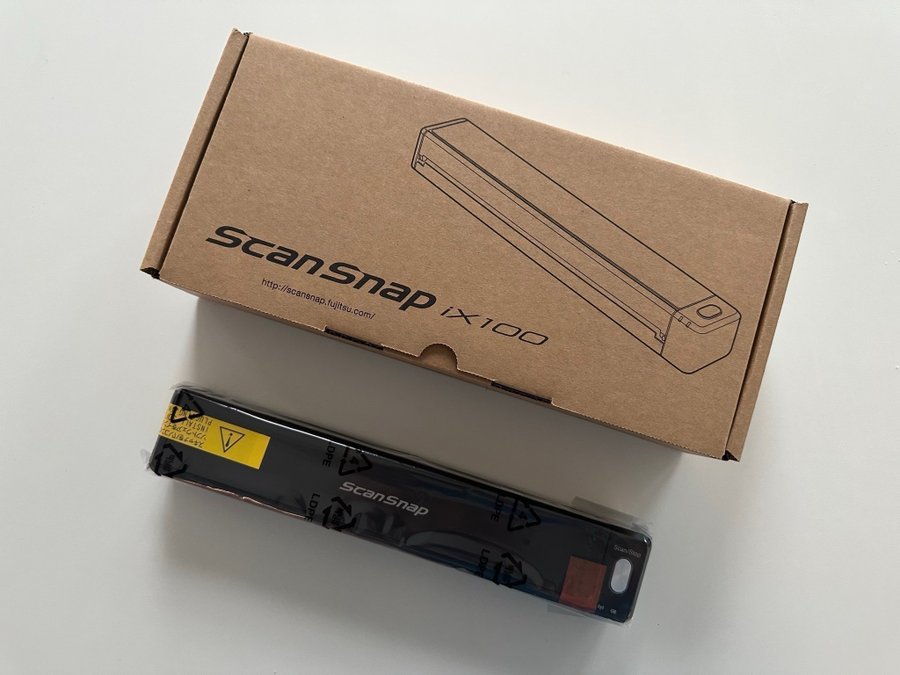 NY Fujitsu ScanSnap iX100 Batteridriven Dokument Scanner Trådlös A4 Skanner Cpu