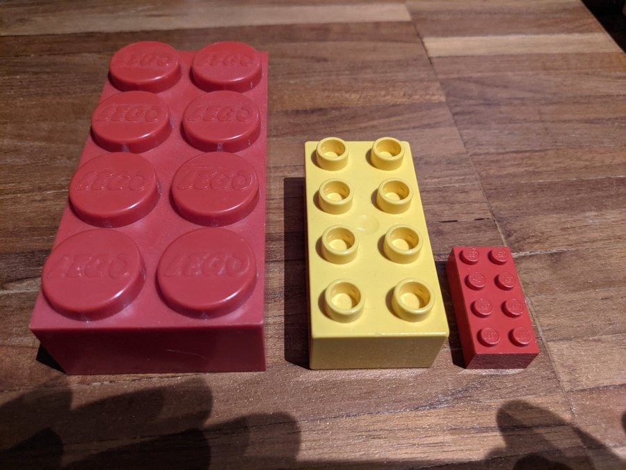 Lego Pre-school Set från 1964 föregångare till Duplo