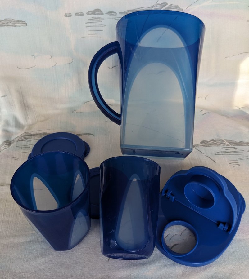 Tupperware Outdoor Kanna + 2 glas demoex