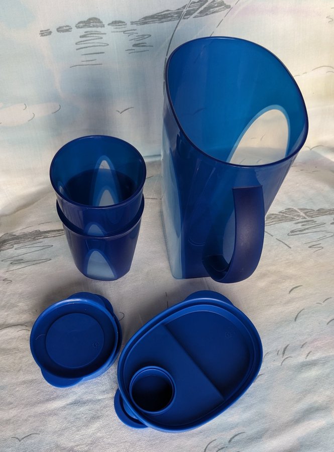 Tupperware Outdoor Kanna + 2 glas demoex